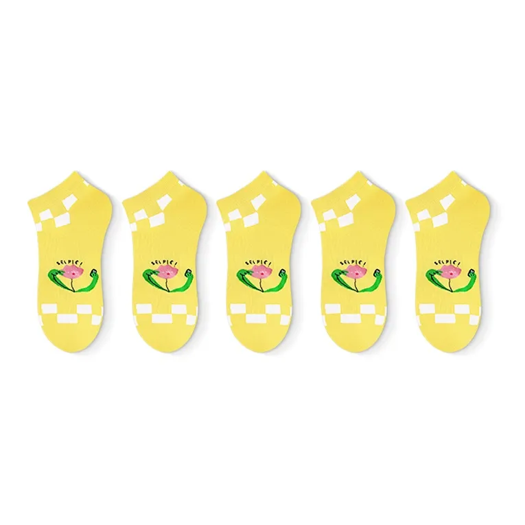 SALOATO Ankle Socks Women's 5 Pack-28