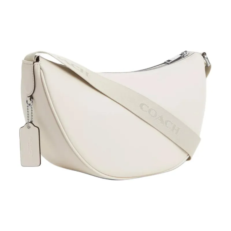 COACH Calfskin Crossbody Bag Shoulder Bag Women's Chalk White-1