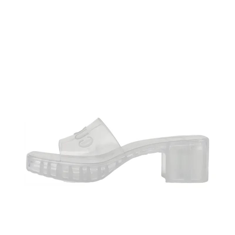 GUCCI Women's 60mm Slide Sandal 'Transparent' Women's-0