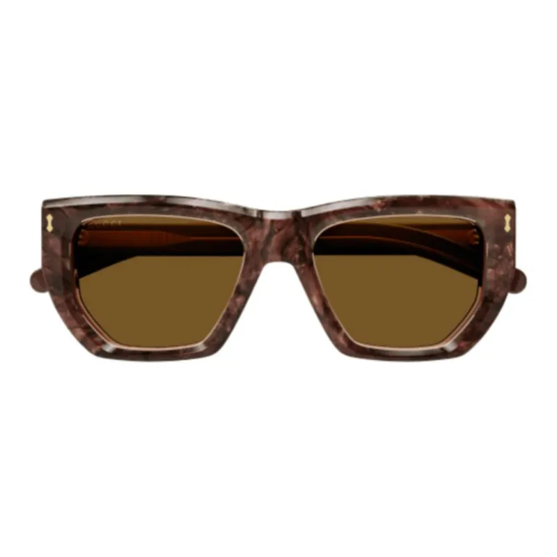 GUCCI Geometric Frame Sunglasses-1