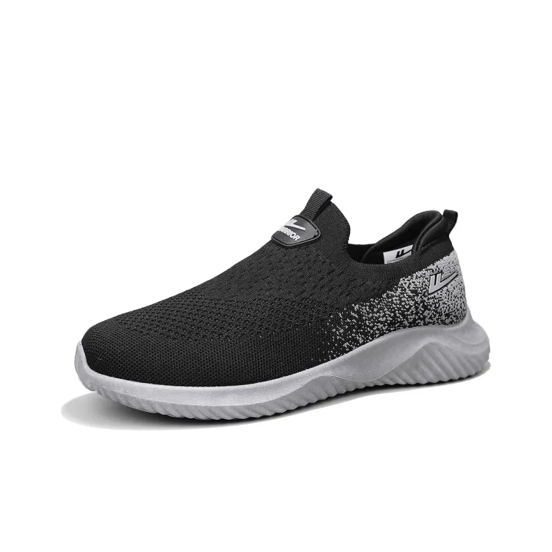 Warrior Shock Absorbing, Non Slip, Wear Resistant, Breathable And Lightweight Low Top Outdoor Shoes Men's Black-2