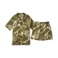 Flower and Scenery Short-Sleeved Shirt+Shorts Men's Clothing Set