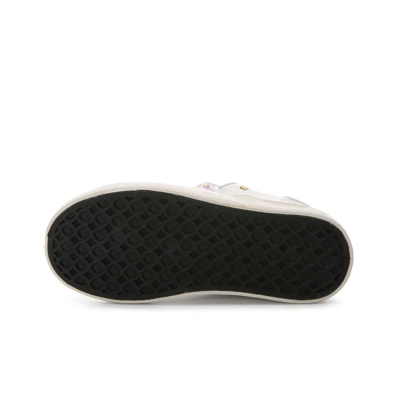 Lovely You Wear resistant And Lightweight Low Top Skateboard Shoes Women's White-4