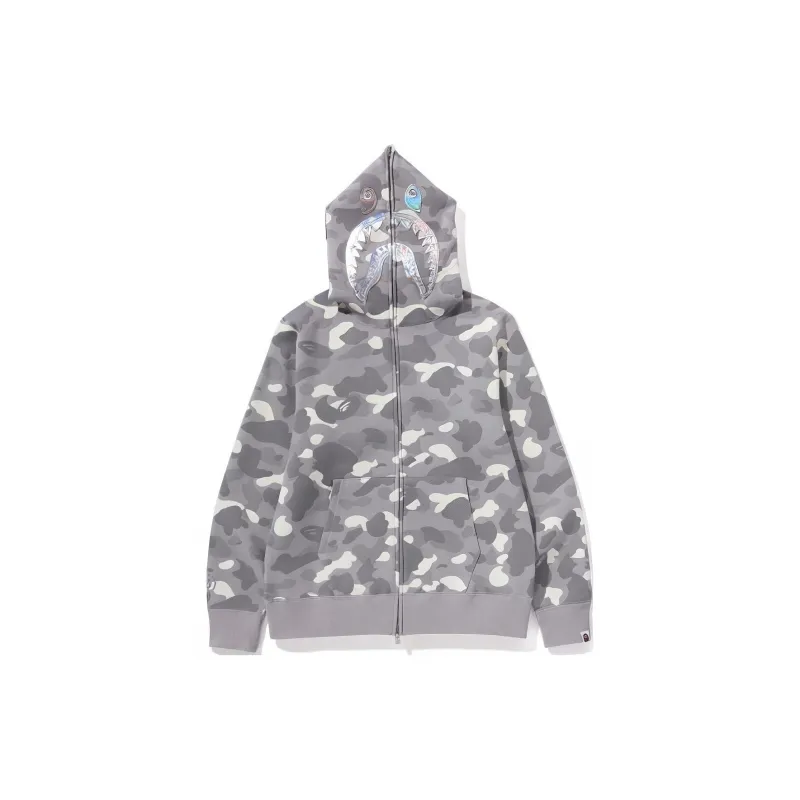 Bape City Camo Shark Full Zip Hoodie SS24-6