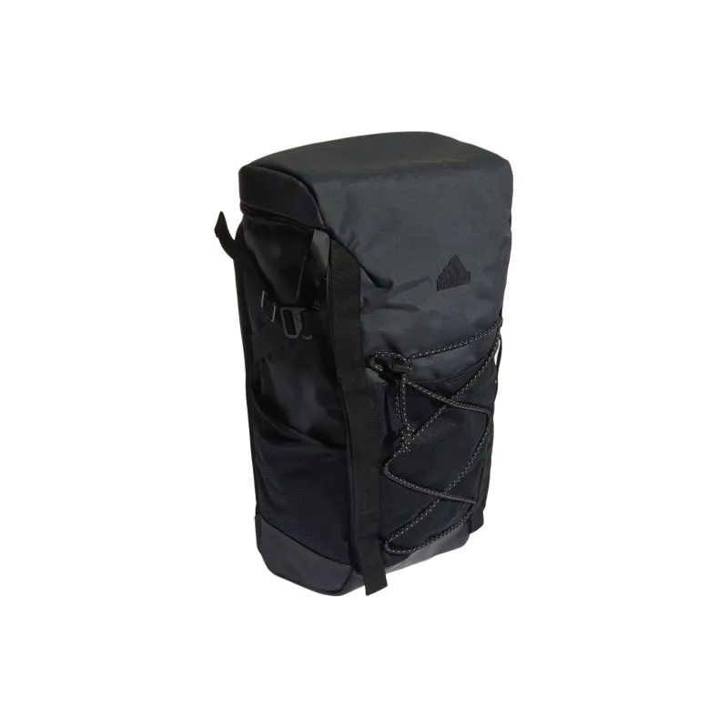 Adidas Recycled Polyester Plain Weave Fabric Escape Backpack Outdoor Hiking Bag Backpack Men's Black-1
