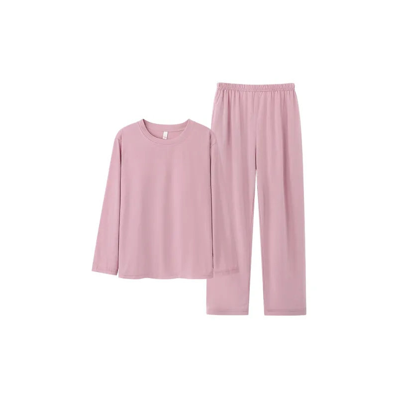 Follow The United States Pajama Set Women's Pastel Pink-0
