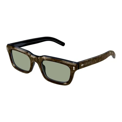 GUCCI Rectangular Frame Sunglasses