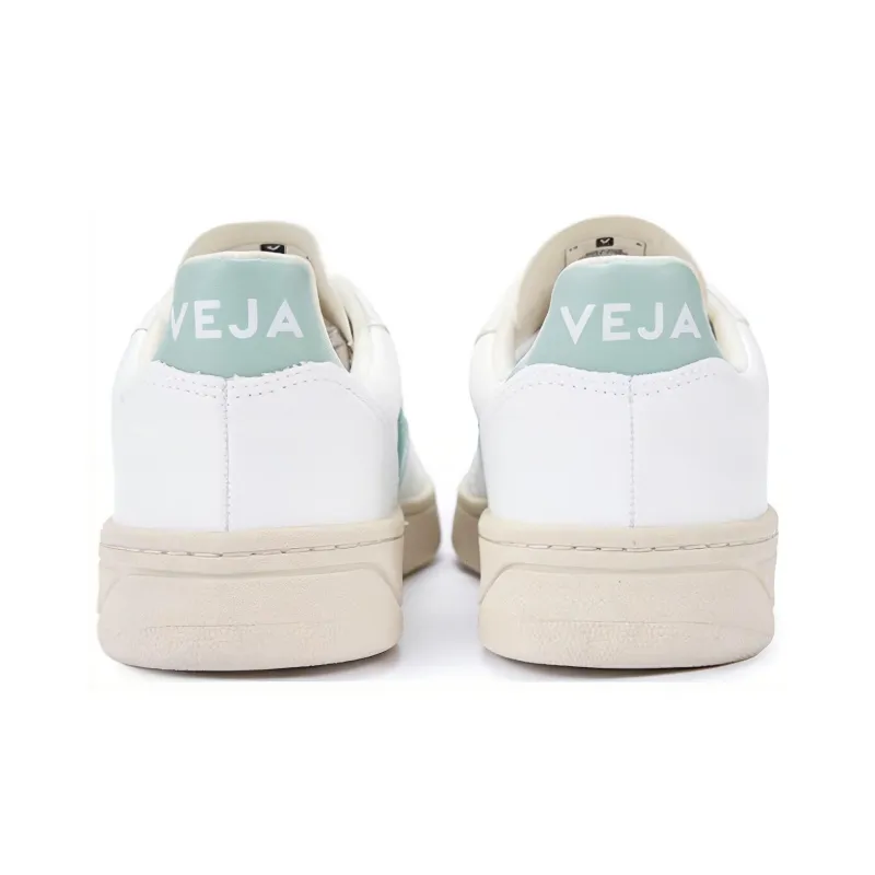 VEJA V 10 Lace Up 'White Matcha Grey'-4