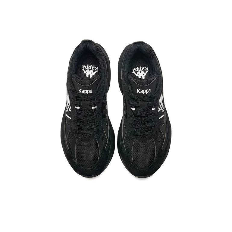 Kappa Anti-Slip Wear-Resistant Low-Top Running Shoes Unisex Black-3