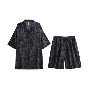Yue Nei Pajama Set Men's Dusk Blue