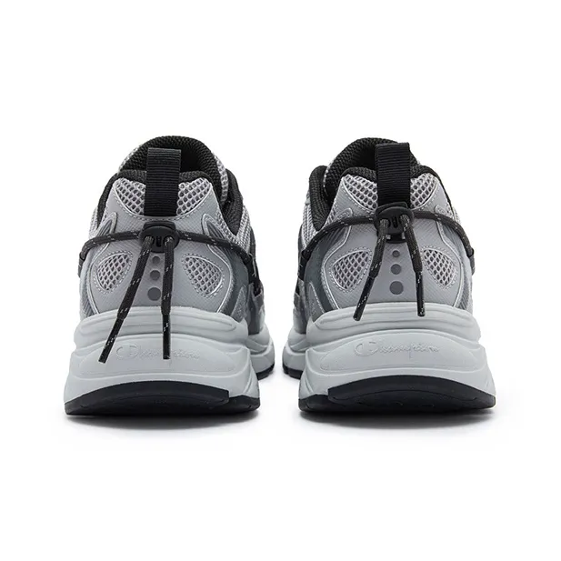 Champion Cushioning Wear-Resistant Low-Top Running Shoes Men's Light Gray-3