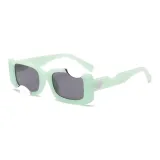 Green Frame with Black Gray Lens