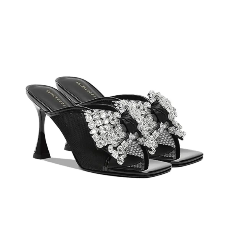 Princess & Isabel Slide Slippers 8cm Women's-1