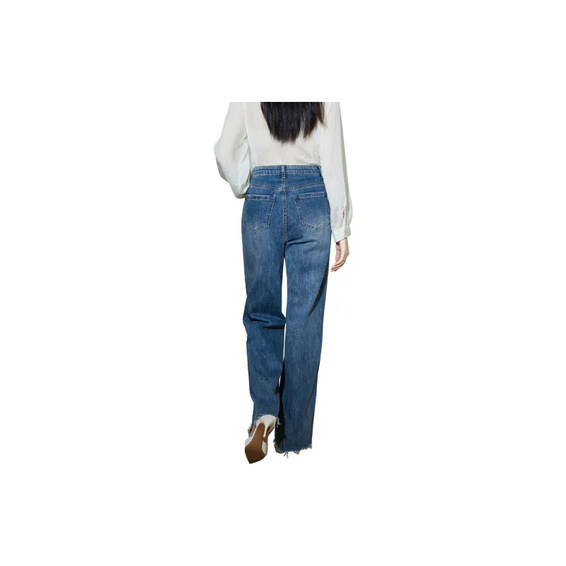 SMEN Jeans Women's Denim Blue-1