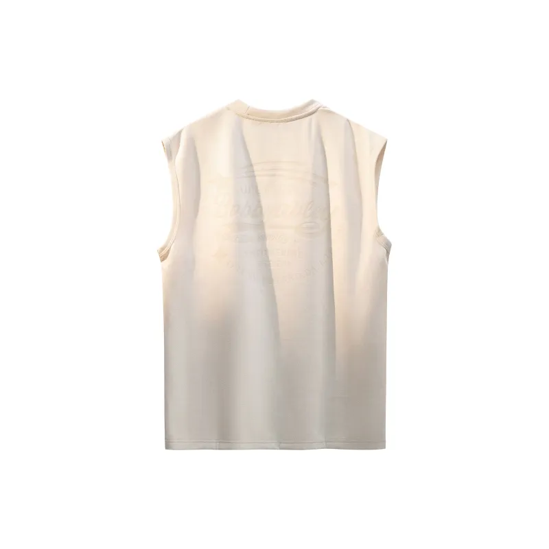 BOBBY ABLEY Versatile Loose Fit Straight Fit Letter Moisture Wicking Sleeveless Tank Top Unisex-3