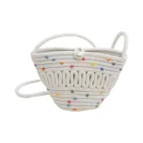 Multicolor Dots Ecru