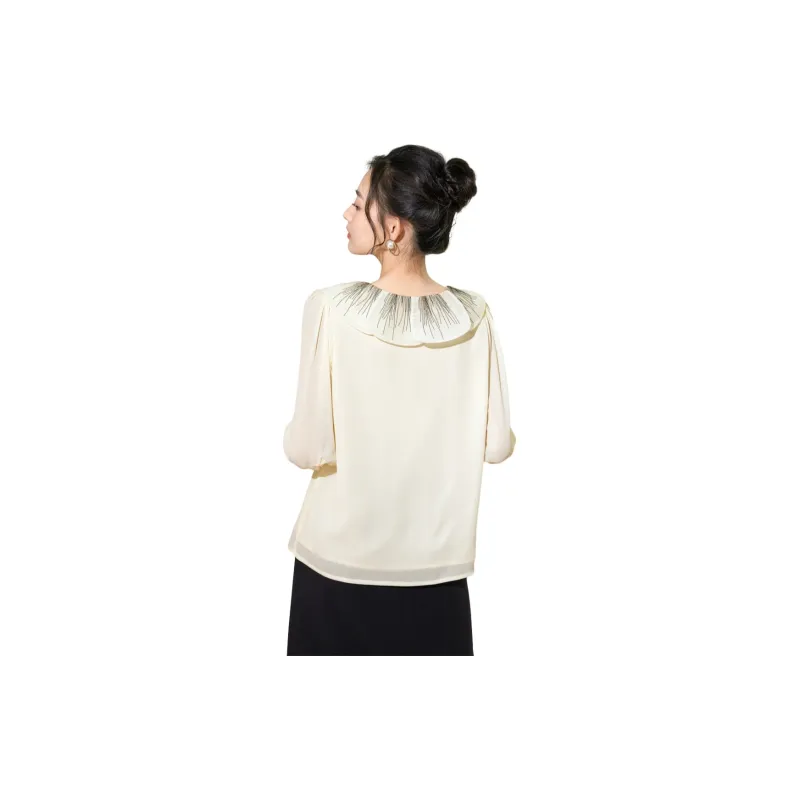 SMEN Shirts Women's Yellow-1