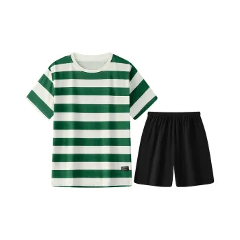 Lan Miao Pajama Set Men's Green