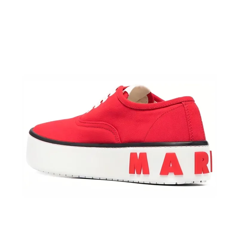 MARNI Platform Shoes Women's Red-2