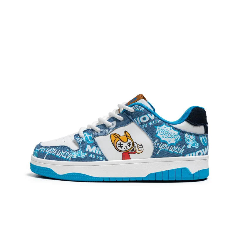 MIIOW Trend Party Series Coverage Anti-Slip Wear-Resistant Lightweight Breathable Low-Top Skateboard Shoes Unisex-1