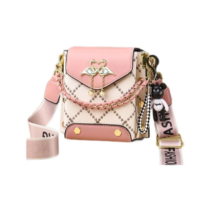 Weymond PU Small Shoulder Bag Crossbody Bag Cell Phone Pouch Regular Women's Green/Pink/White/Black/Khaki-6