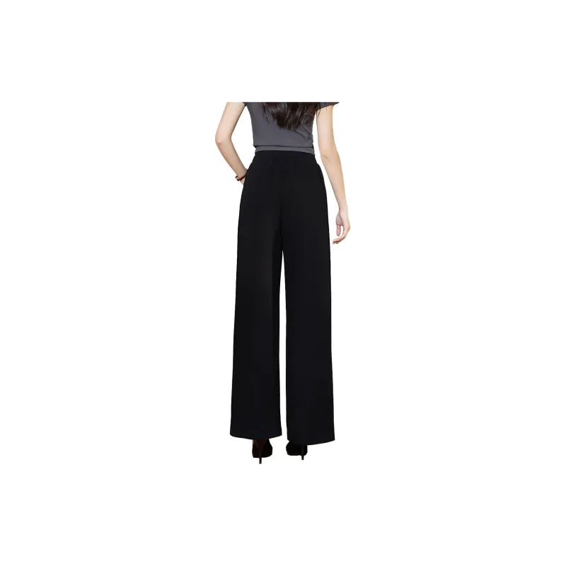 SMEN Casual Pants Women's Black-1