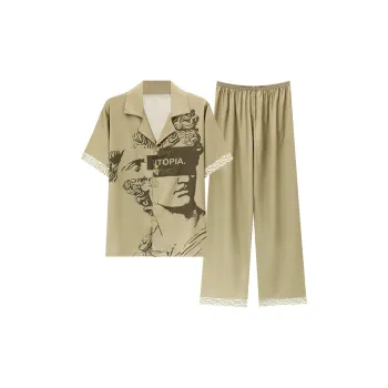 The Story Of The Flower Season Pajama Set Men's 2 Pack Matcha