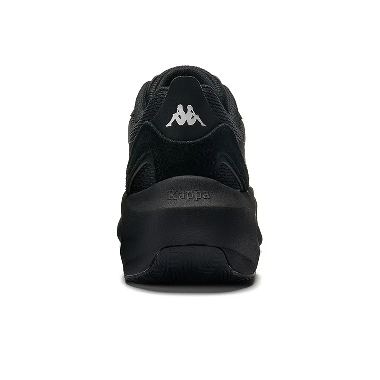 Kappa Anti-Slip Wear-Resistant Low-Top Running Shoes Unisex Black-4