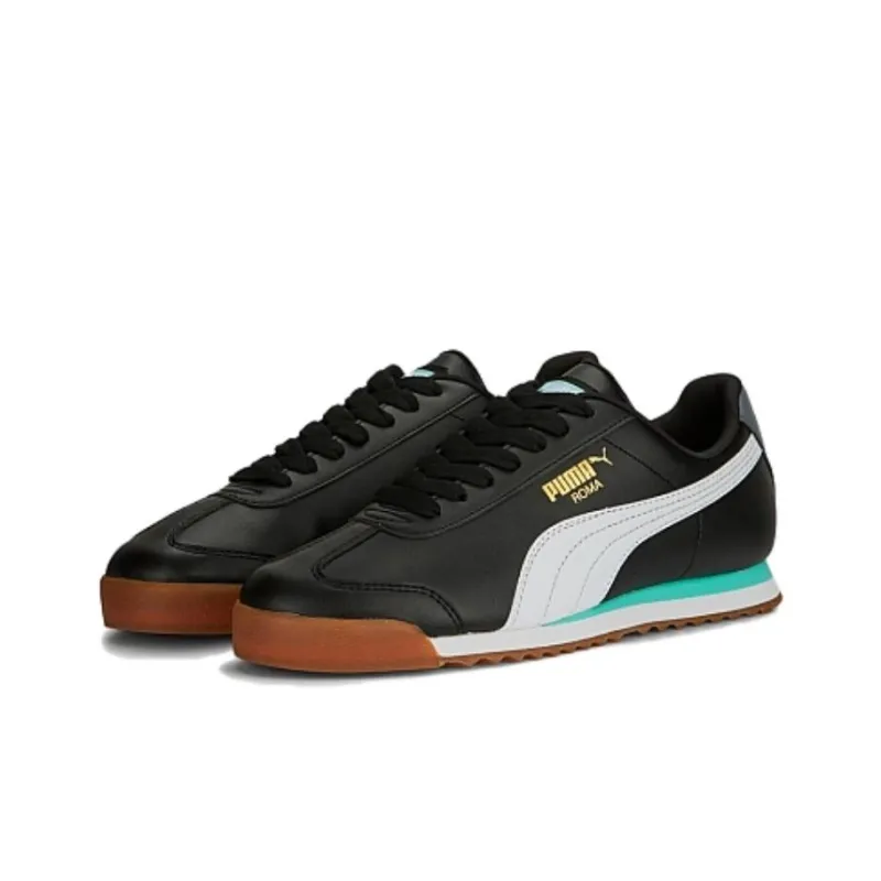 PUMA Roma Basic Plus 'Black White Mint'-2