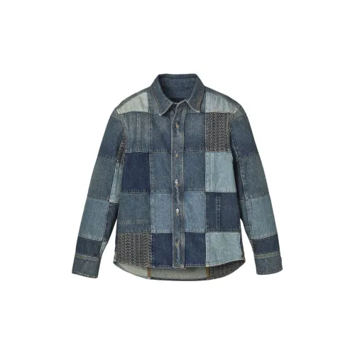 MARC JACOBS Patchwork Denim Shirt