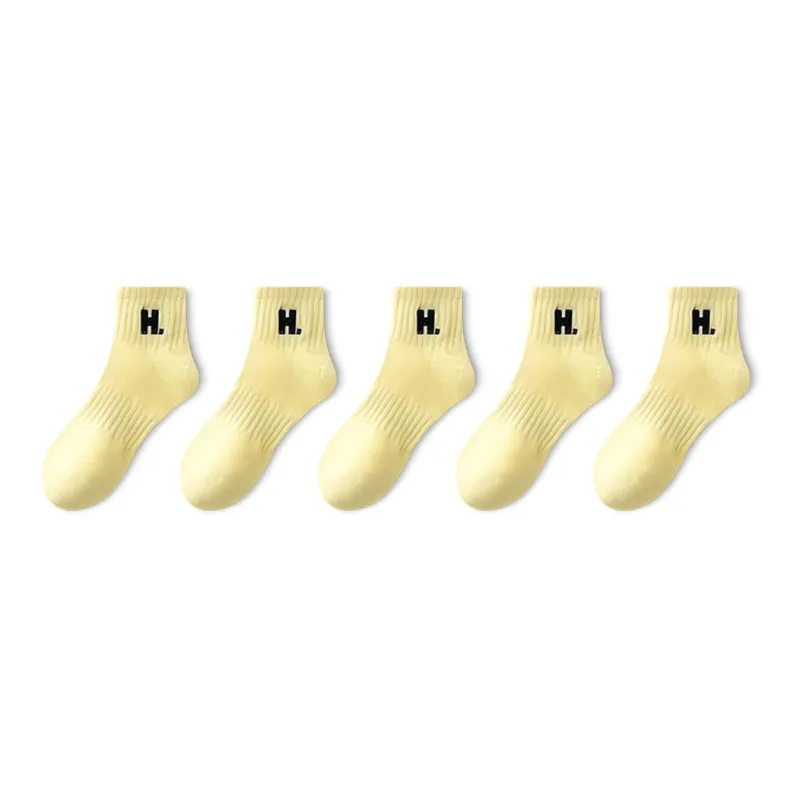 Taste The Color Mid Calf Socks Women's 5 Pack-12