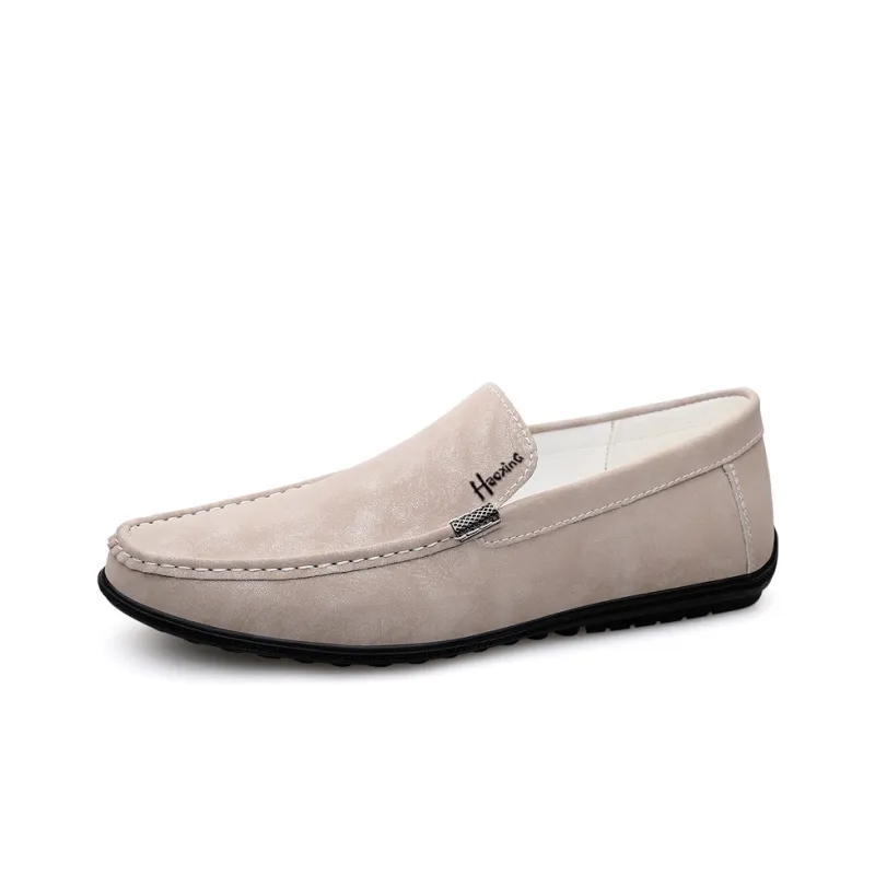 Extravagant Beanie Shoes Men's Beige-1