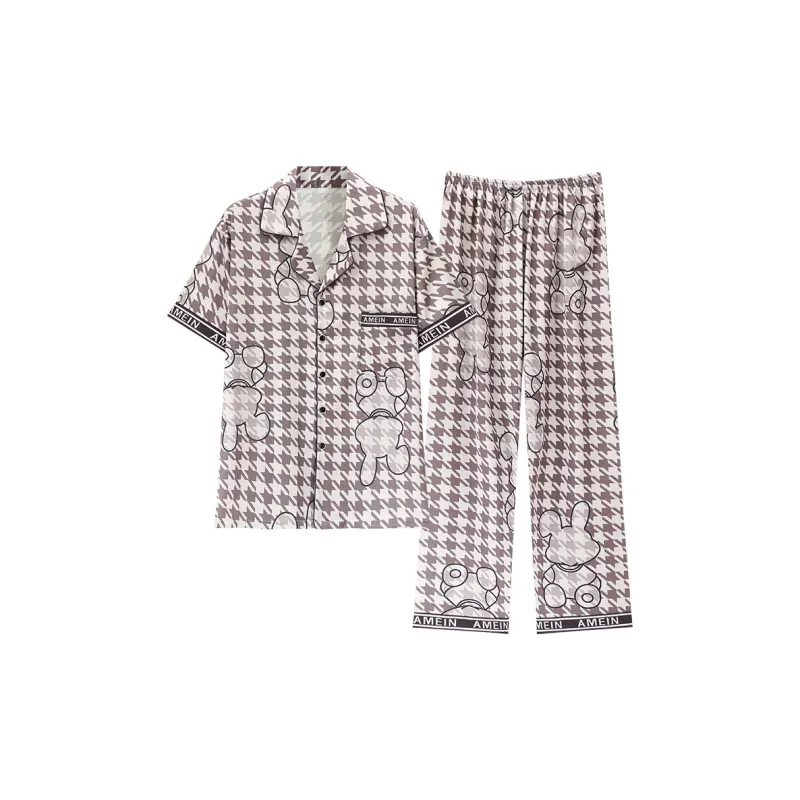 Mulong Family Pajama Set Men's Fuchsia-0