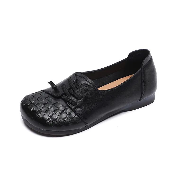 Mulinsen Genuine Leather Granny Shoes Women's-5