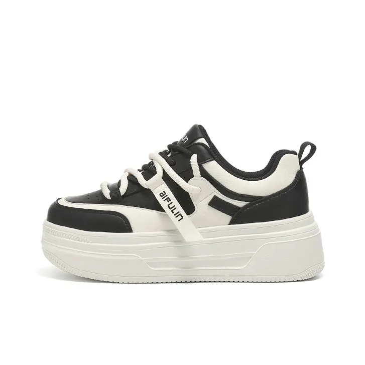 AIFUlIn Evelyn Shock Absorbers With Slip Resistant Features Low Top Skateboard Shoes Women's-0