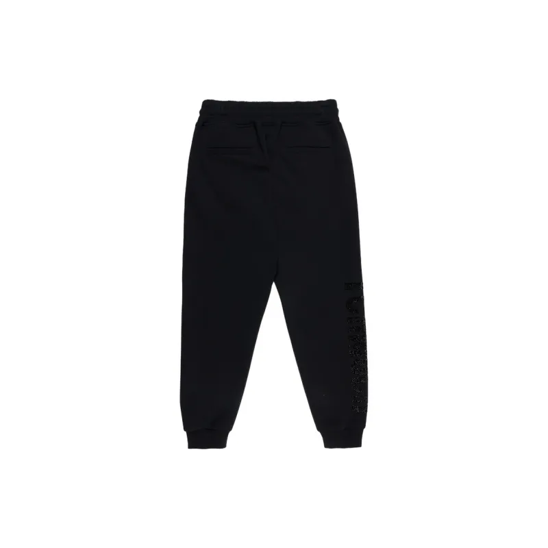 TCH Casual Pants Unisex Black Base With Silver Logo-1