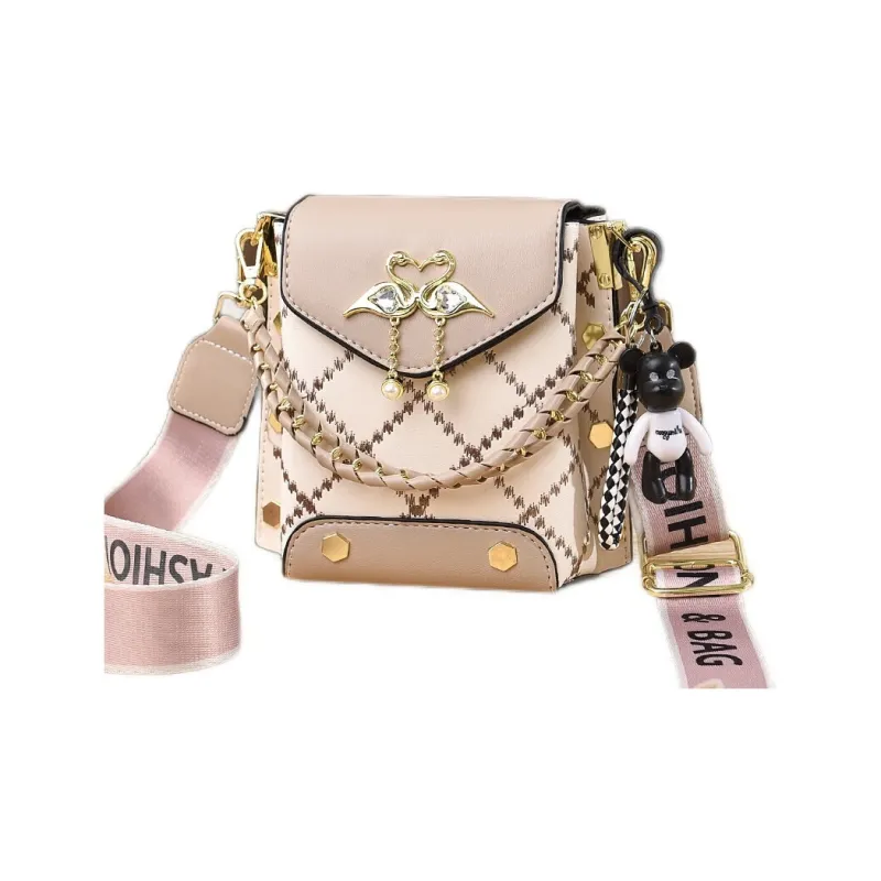 Weymond PU Small Shoulder Bag Crossbody Bag Cell Phone Pouch Regular Women's Green/Pink/White/Black/Khaki-3