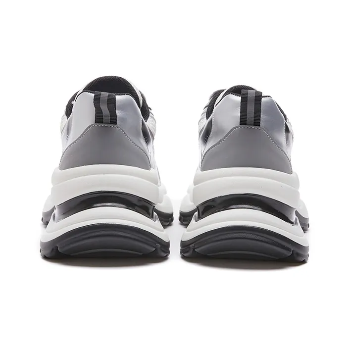 Roubini Low Top Chunky Sneakers Women's Silver-4