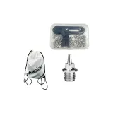 White Backpack+Boxed Steel Turf (Set of 34 Pcs+Nail Pullers)