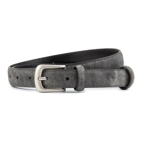 FUO Ins Minimalist Belt With Jeans Casual Pin Buckle Leather Belts Unisex