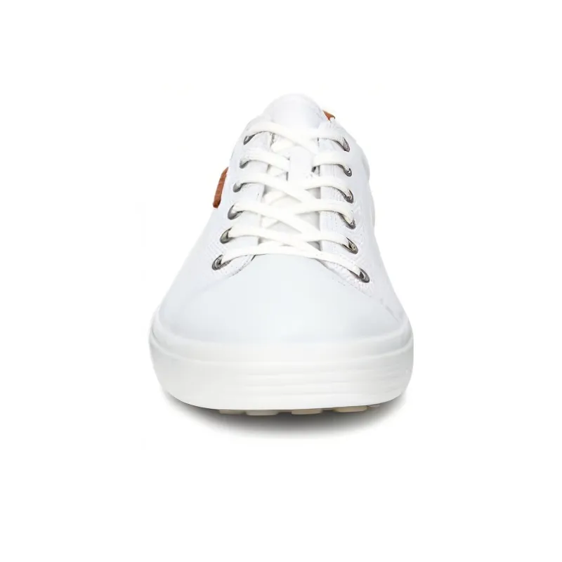 Ecco Soft 7 Cushioning, Slip Resistant, And Abrasion Resistant Low Top Casual Shoes Men's White-3
