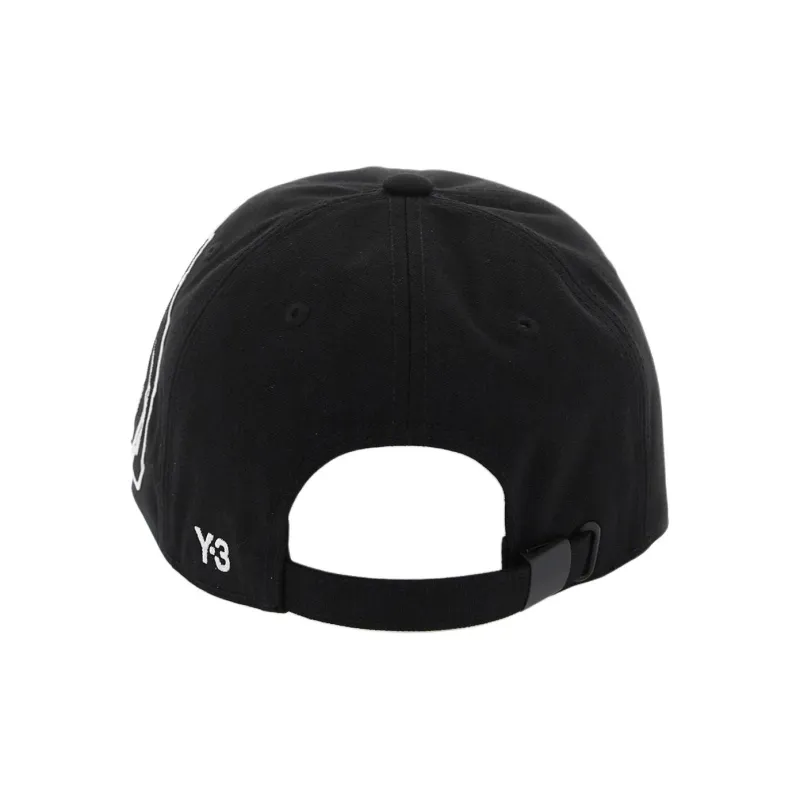 Y 3 Logo Detailed Baseball Cap-1