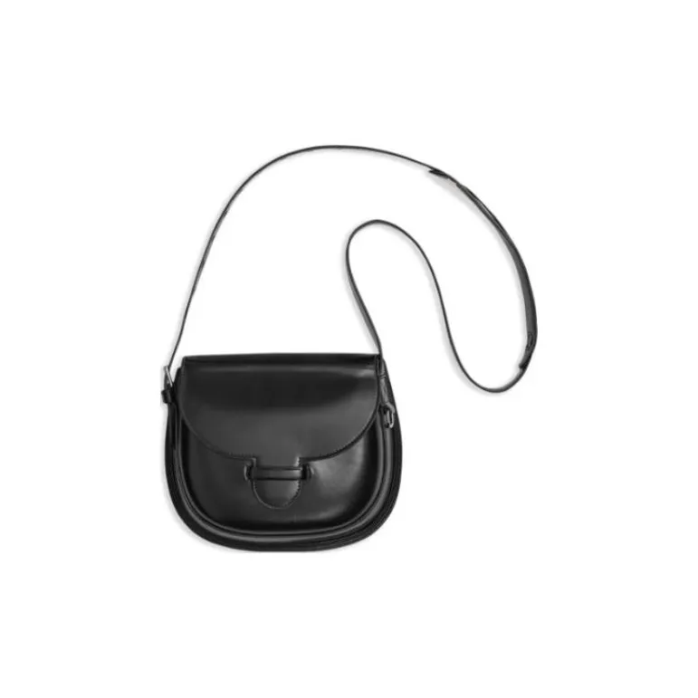 Lemaire Calfskin Crossbody Bag Shoulder Bag Women's Black-0