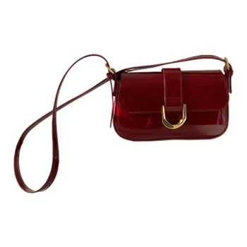 Boniu PU Shoulder Bag Women's Red