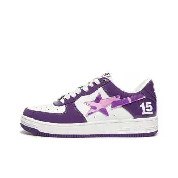 A BATHING APE Bape Sta Taipei 15 Anniversary 'White Purple' Women's