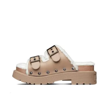 DIOR Diorquake Stylish Sandals Women's Light Brown