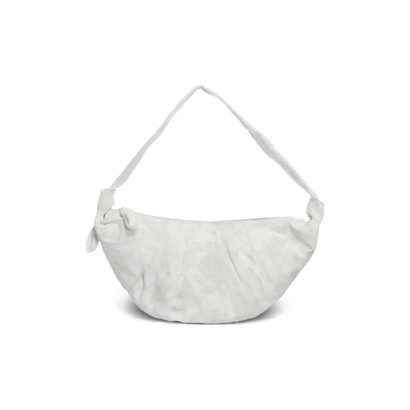 Lemaire Croissant Series Cotton Handbag Shoulder Bag Women's White-0