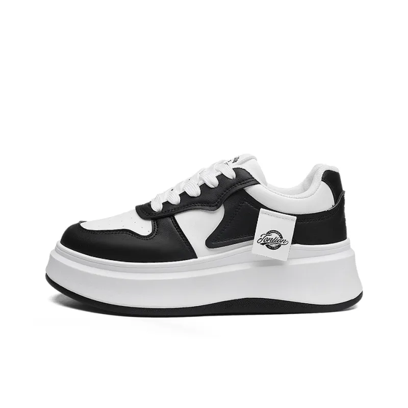 Tonlion Abrasion Resistant Breathable Height Increasing Low Top Stylish Skateboarding Shoes Women's-4