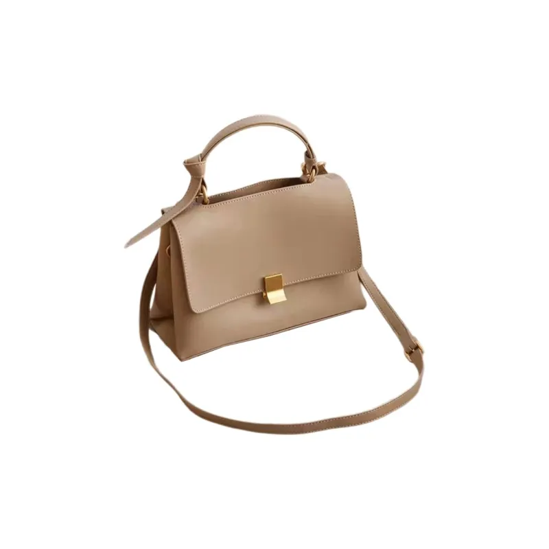 Carksky Cow Leather Shoulder Bag Crossbody Bag Handbag Regular Women's White/Black/Yellow/Blue/Brown/Khaki-23