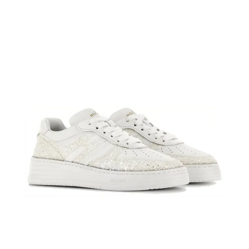 HOGAN H630 Embellished Lace-Up Sneakers Women's-2